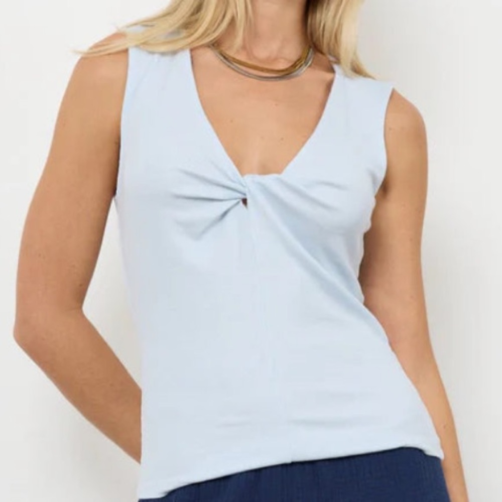 NWT!!! LA Made Tristen Twist Tank Beach